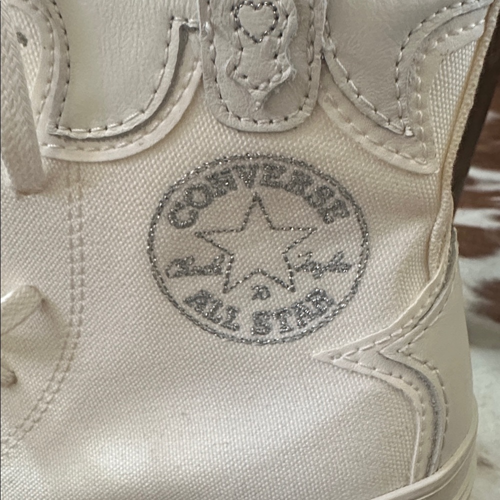 CONVERSE Women’s Chuck 70 DeLuxe Heel Platform Western Embroidery size 7 - Picture 8 of 8